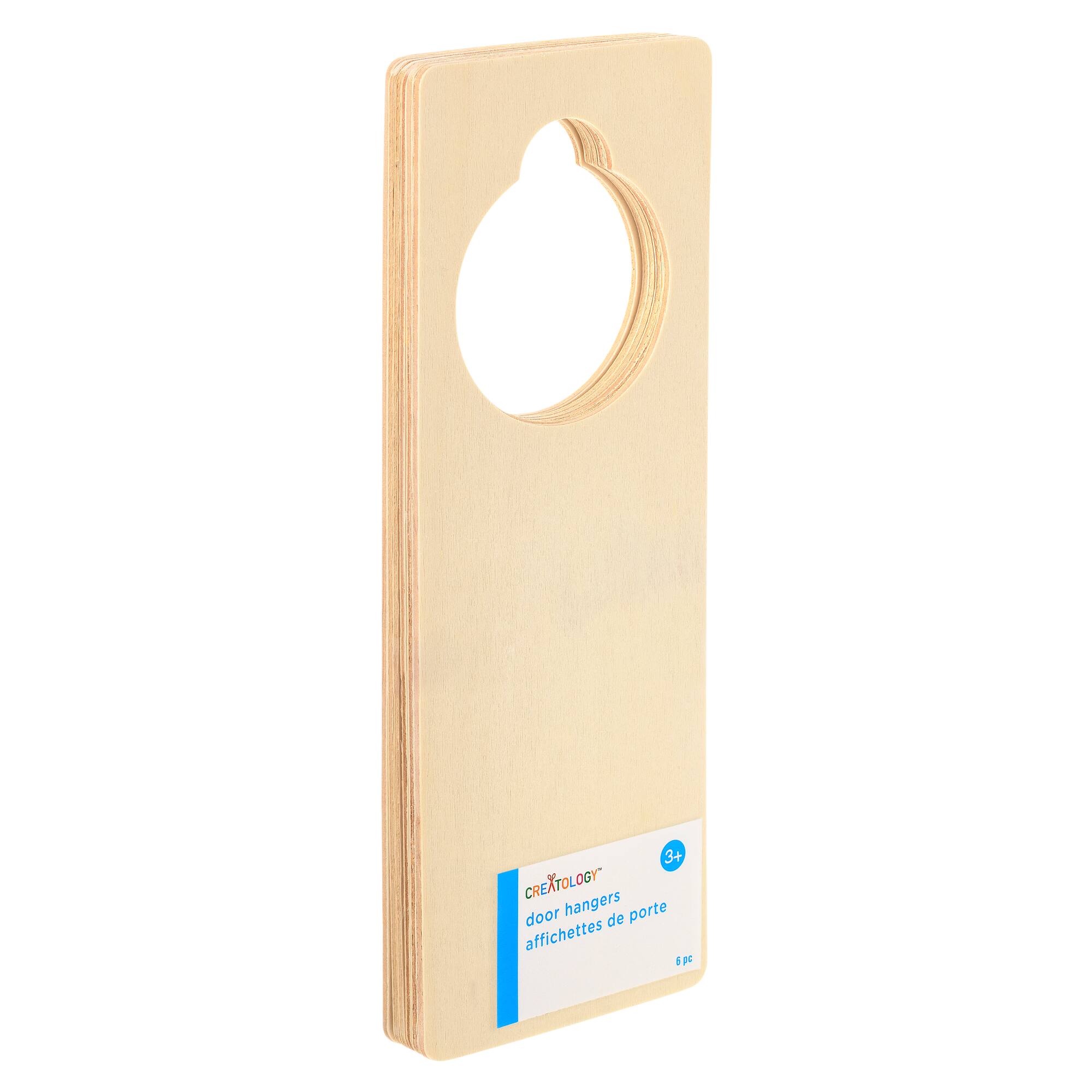 Door Hangers Wood by Creatology™, 6ct.